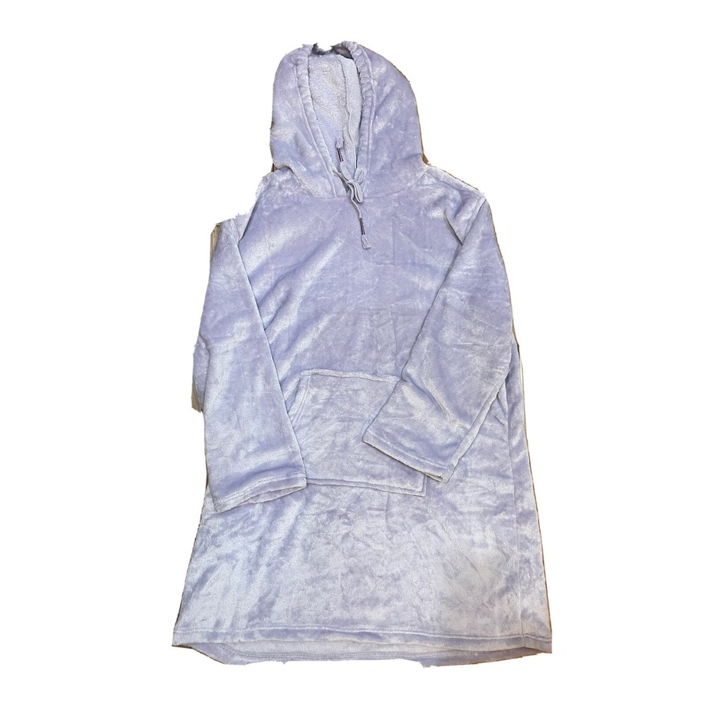 Wildfox Purple Fur Tunic Hoodie S/M
